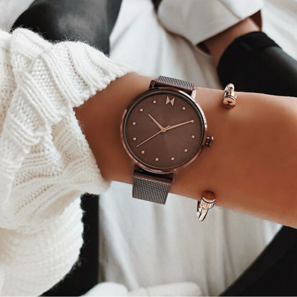 MVMT Women’s Watch “Dot” Collection, 36MM in “vibe purple” NW